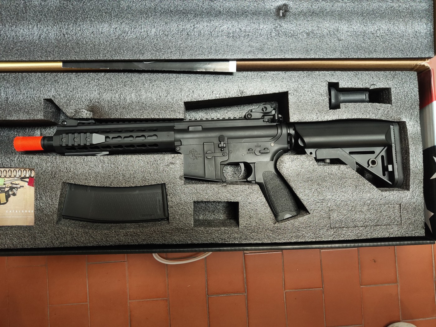 Sa-e08 Edge™ Rra M4 Cqb Keymod Replica Black Specna  (spe-01-023928)