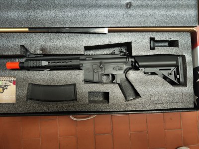 Sa-e08 Edge™ Rra M4 Cqb Keymod Replica Black Specna  (spe-01-023928)